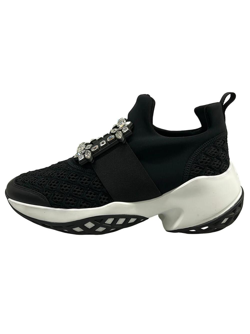 Roger Vivier Black Chemical Fiber #278485R69B